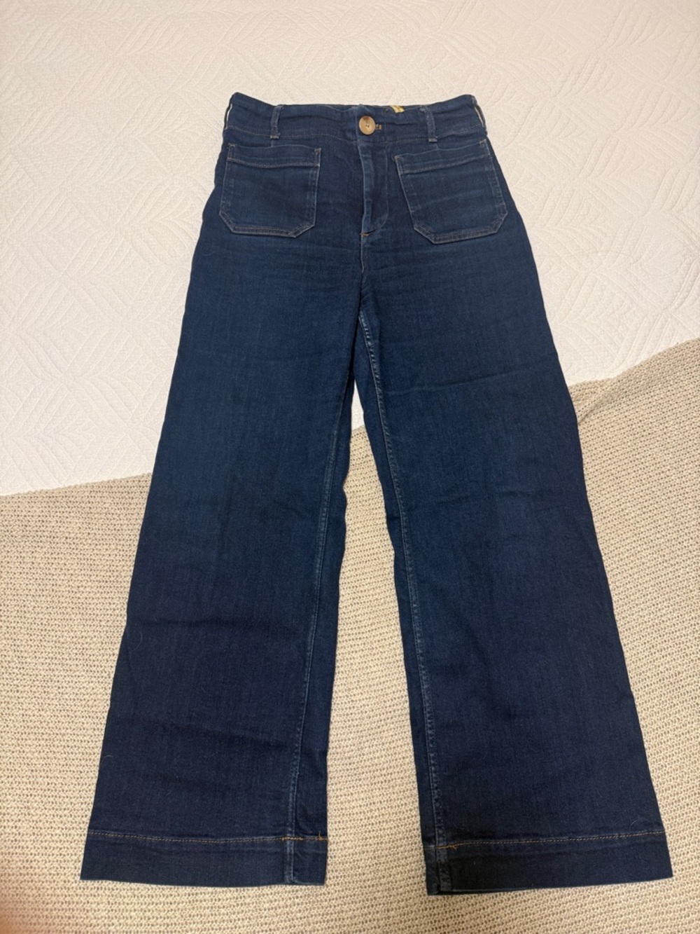 The Colette Full-Length Wide-Leg Jeans by Maeve - Picture 4 of 11